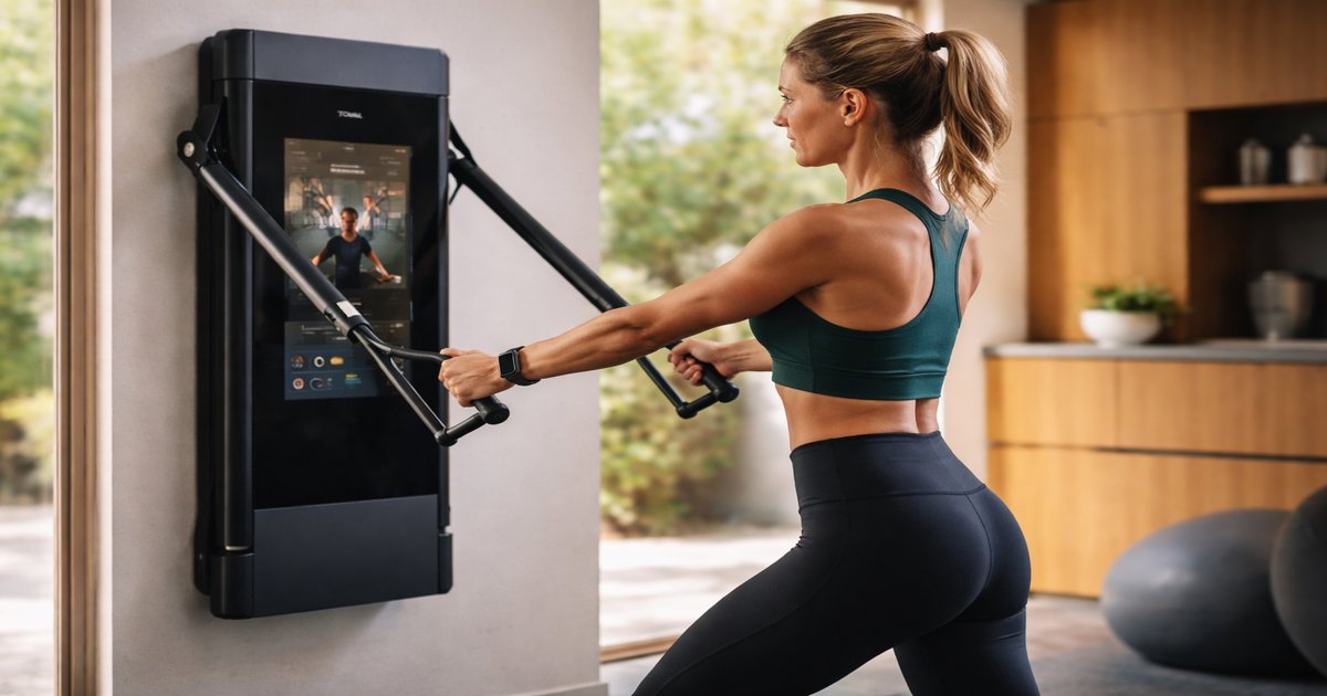 tonal 2 gym in use