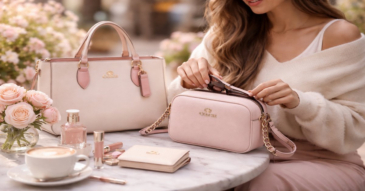 coach bags in use