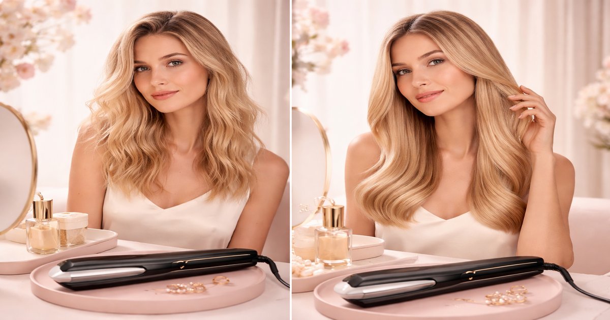 ghd chronos styler in use