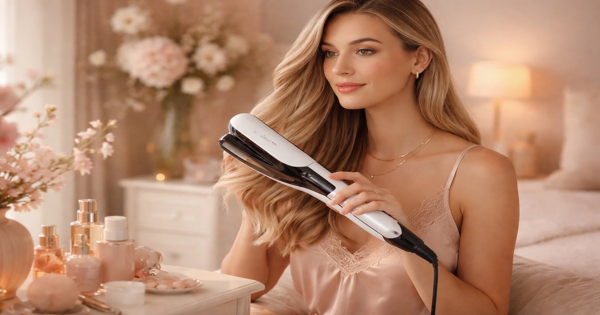 ghd duet styler in use