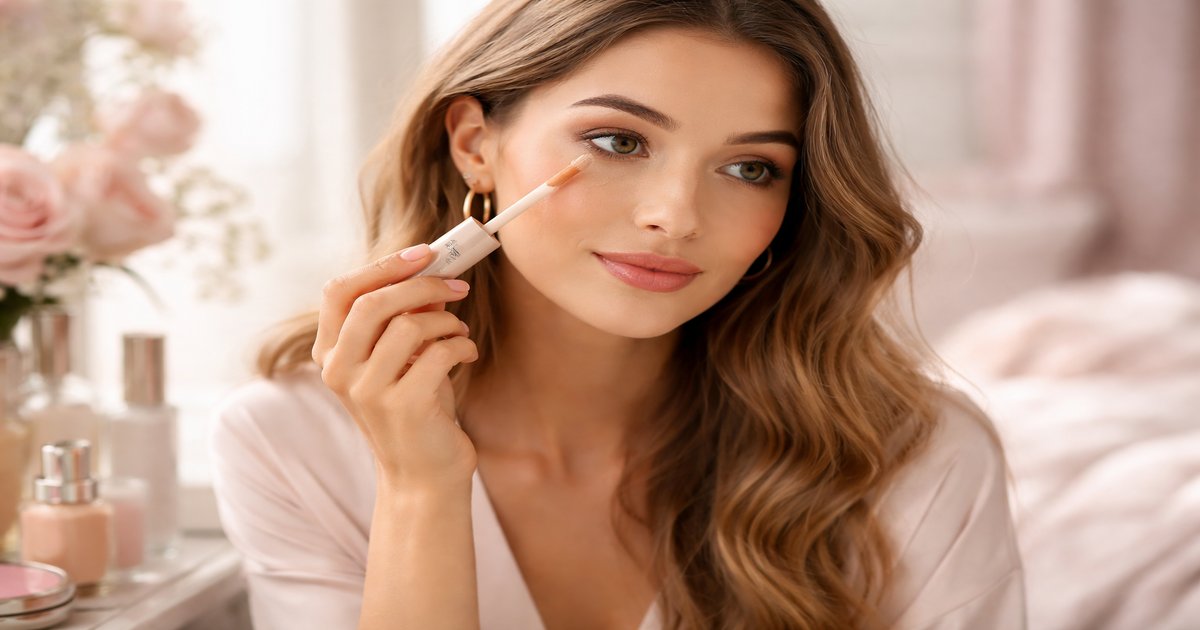 fenty beauty concealer in use